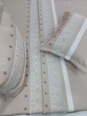 BREZİLYA İŞİ NEVRESİM VE PİKE TAKIMI (ÜRÜNLERİMİZ GÖRSELAMAÇLIDIR SİPARİŞ ALINIR)