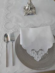 BEYAZ İŞ SERVİS TAKIMI 10 PARÇA ( ÜRÜNÜMÜZ GÖRSEL AMAÇLIDIR SİPARİŞ ALINIR )