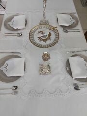 BEYAZ İŞ SERVİS TAKIMI 10 PARÇA ( ÜRÜNÜMÜZ GÖRSEL AMAÇLIDIR SİPARİŞ ALINIR )