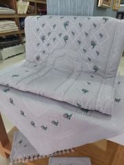 KANEVİÇE TELKIRMA SECCADE TAKIMI (ÜRÜNÜMÜZ GÖRSEL AMAÇLIDIR SİPARİŞ ALINIR )