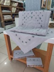 KANEVİÇE TELKIRMA SECCADE TAKIMI (ÜRÜNÜMÜZ GÖRSEL AMAÇLIDIR SİPARİŞ ALINIR )