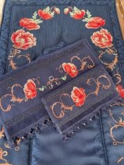 KANEVİÇE SECCADE TAKIMI (ÜRÜNÜM GÖRSEL AMAÇLIDIR SİPARİŞ ALINIR )