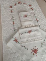 BREZİLYA İŞİ SECCADE TAKIMI ( ÜRÜNÜMÜZ GÖRSEL AMAÇLI SİPARİŞ ALINIR)