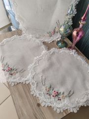 BREZİLYA NAKIŞLI  YATAK ODASI TAKIMI (ÜRÜNLERİMİZ GÖRSEL AMAÇLIDIR SİPARİŞ ALINIR)