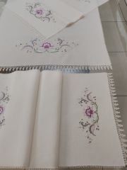 İĞNE OYALI MAKİNE NAKIŞLI SALON TAKIMI (ÜRÜNLERİMİZ GÖRSEL AMAÇLIDIR SİPARİŞ ALINIR)