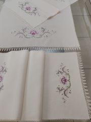 İĞNE OYALI MAKİNE NAKIŞLI SALON TAKIMI (ÜRÜNLERİMİZ GÖRSEL AMAÇLIDIR SİPARİŞ ALINIR)