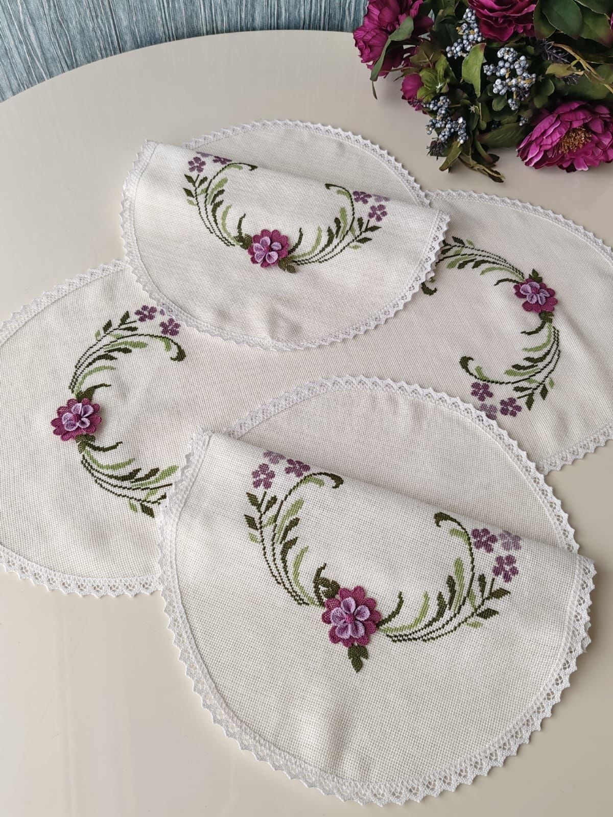 KANEVİÇE İĞNE OYASI YATAK ODASI TAKIMI (ÜRÜNLERİMİZ GÖRSEL AMAÇLIDIR SİPARİŞ ALINIR)