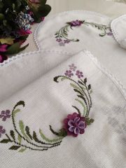 KANEVİÇE İĞNE OYASI YATAK ODASI TAKIMI (ÜRÜNLERİMİZ GÖRSEL AMAÇLIDIR SİPARİŞ ALINIR)