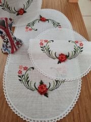 KANEVİÇE İĞNE OYASI YATAK ODASI TAKIMI (ÜRÜNLERİMİZ GÖRSEL AMAÇLIDIR SİPARİŞ ALINIR)