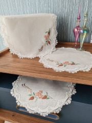 BREZİLYA NAKIŞLI YATAK ODASI TAKIMI (ÜTÜNLERİMİZ GÖRSEL AMAÇLI SİPARİŞ ALINIR)