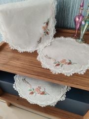 BREZİLYA NAKIŞLI YATAK ODASI TAKIMI (ÜTÜNLERİMİZ GÖRSEL AMAÇLI SİPARİŞ ALINIR)