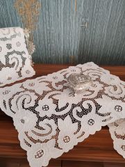 BEYAZ İŞİ YATAK ODASI TAKIMI (ÜRÜNLERİMİZ GÖRSEL AMAÇLIDIR SİPARİŞ ALINIR