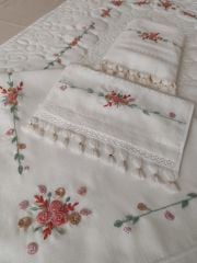 BREZİLYA İŞİ SECCADE TAKIMI 8ÜRÜNLERİMİZ GÖRSEL AMAÇLIDIR SİPARİŞ ALINIR)