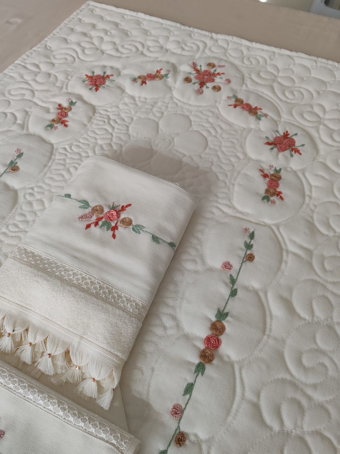 BREZİLYA İŞİ SECCADE TAKIMI 8ÜRÜNLERİMİZ GÖRSEL AMAÇLIDIR SİPARİŞ ALINIR)