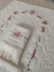 BREZİLYA İŞİ SECCADE TAKIMI 8ÜRÜNLERİMİZ GÖRSEL AMAÇLIDIR SİPARİŞ ALINIR)