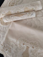 BEYAZ İŞ SECADE TAKIMI 8ÜRÜNLERİMİZ GÖRSEL AMAÇLIDIR SİPARİŞ ALINIR)