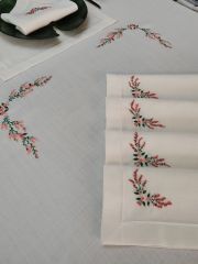 BREZİLYA NAKIŞLI SERVİS TAKIMI(ÜRÜNLERİMİZ GÖRSEL AMAÇLIDIR SİPARİŞALINIR)