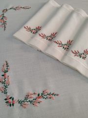 BREZİLYA NAKIŞLI SERVİS TAKIMI(ÜRÜNLERİMİZ GÖRSEL AMAÇLIDIR SİPARİŞALINIR)