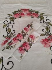 KANEVİÇE SECCADE TAKIMI (ÜRÜNLERİMİZ GÖRSEL AMAÇLIDIR SİPARİŞ ALINIR)