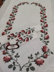 KANEVİÇE SECCADE TAKIMI ( ÜRÜNLERİMİZ GÖRSEL AMAÇLIDIR SİPARİŞ ALINIR)