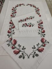 KANEVİÇE SECCADE TAKIMI ( ÜRÜNLERİMİZ GÖRSEL AMAÇLIDIR SİPARİŞ ALINIR)