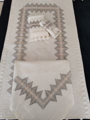 BARGOLLO İŞİ SECCADE TAKIMI (ÜRÜNLERİMİZ GÖRSEL AMAÇLIDIR SİPARİŞ ALINIR)