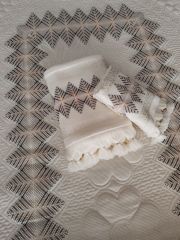 BARGOLLO İŞİ SECCADE TAKIMI (ÜRÜNLERİMİZ GÖRSEL AMAÇLIDIR SİPARİŞ ALINIR)