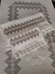 BARGOLLO İŞİ SECCADE TAKIMI (ÜRÜNLERİMİZ GÖRSEL AMAÇLIDIR SİPARİŞ ALINIR)