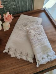 BEYAZ İŞ HAVLU TAKIMI (ÜRÜNLERİMİZ GÖRSEL AMAÇLIDIR SİPARİŞ ALINIR)