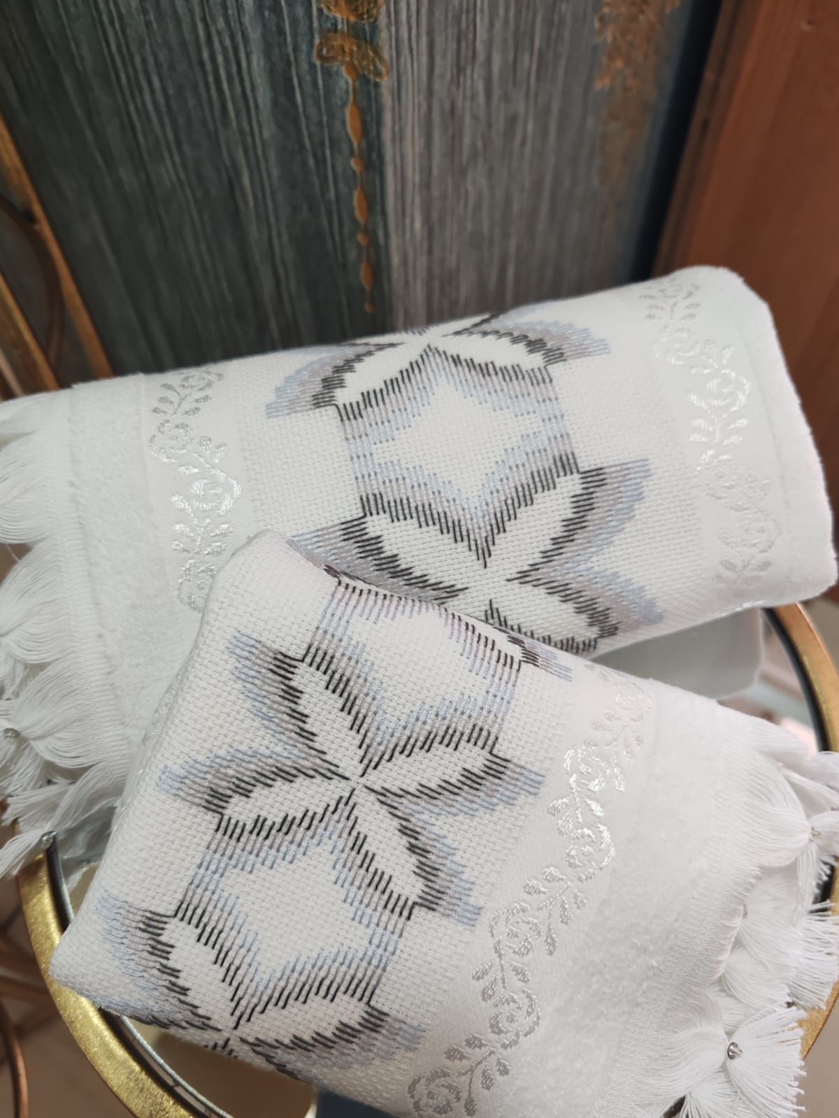 BARGELLO İŞİ HAVLU (ÜRÜNLERİMİZ GÖRSEL AMAÇLIDIR SİPARİ Ş ALINIR)