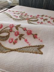 BREZİLYA İŞİ HAVLU TAKIMI (ÜRÜNLERİMİZ GÖRSEL AMAÇLIDIR SİPARİŞ ALINIR)