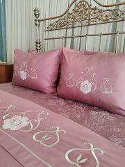 NAKIŞLI NEVRESİM VE PİKE TAKIMI (ÜRÜNLERİMİZ GÖRSEL AMAÇLIDIR SİPARİŞ ALINIR)