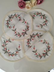 BREZİLYA NAKIŞLI YAIAK ODASI TAKIMI (ÜRÜNLERİMİZ GÖRSEL AMAÇLIDIR SİPARİŞ ALINIR)