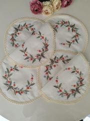 BREZİLYA NAKIŞLI YAIAK ODASI TAKIMI (ÜRÜNLERİMİZ GÖRSEL AMAÇLIDIR SİPARİŞ ALINIR)