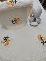 PUNCH İŞİ BANYO PASPAS TAKIMI (ÜRÜNLERİMİZ GÖRSEL AMAÇLIDIR SİPARİŞ ALINIR)