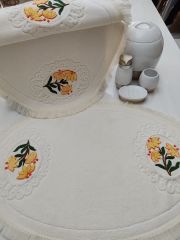 PUNCH İŞİ BANYO PASPAS TAKIMI (ÜRÜNLERİMİZ GÖRSEL AMAÇLIDIR SİPARİŞ ALINIR)