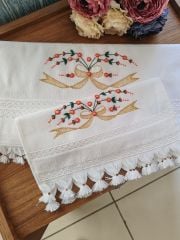 BREZİLYA İŞİ HAVLU TAKIMI (ÜRÜNLERİMİZ GÖRSEL AMAÇLIDIR SİPARİŞ ALINIR)