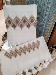 BARGELLO İŞİ HAVLU (ÜRÜNLERİMİZ GÖRSEL AMAÇLIDIR SİPARİŞ ALINIR)