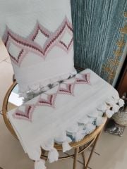 BARGELLO İŞİ HAVLU (ÜRÜNLERİMİZ GÖRSEL AMAÇLIDIR SİPARİŞ ALINIR)