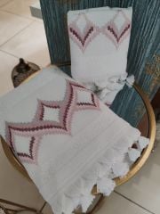 BARGELLO İŞİ HAVLU (ÜRÜNLERİMİZ GÖRSEL AMAÇLIDIR SİPARİŞ ALINIR)