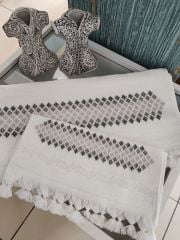 BARGELLO İŞİ HAVLU TAKIMI(ÜRÜNLERİMİZ GÖRSEL AMAÇLIDIR SİPARİŞ ALINIR)