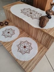 BREZİLYA NAKIŞLI YATAK ODASI TAKIMI (ÜRÜNLERİMİZ GÖRSEL AMAÇLIDIR SİPARİŞ ALINIR)