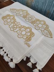 NAKIŞLI HAVLU TAKIMI (ÜRÜNLERİMİZ GÖRSEL AMAÇLIDIR SİPARİŞ ALINIR)