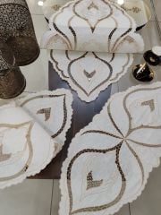 BEYAZ İŞ SALON TAKIMI (ÜRÜNLERİMİZ GÖRSEL AMAÇLIDIR SİPARİŞ ALINIR)