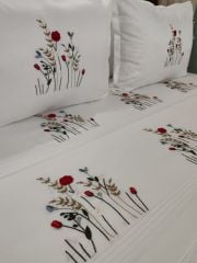 BREZİLYA NAKIŞLI NEVRESİM PİKE TAKIMI (ÜRÜNLERİMİZ GÖRSEL AMAÇLIDIR SİPARİŞ ALINIR)