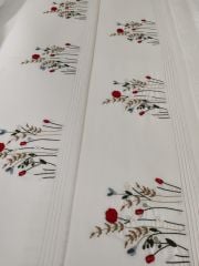 BREZİLYA NAKIŞLI NEVRESİM PİKE TAKIMI (ÜRÜNLERİMİZ GÖRSEL AMAÇLIDIR SİPARİŞ ALINIR)