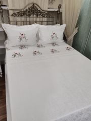 BREZİLYA NAKIŞLI NEVRESİM PİKE TAKIMI (ÜRÜNLERİMİZ GÖRSEL AMAÇLIDIR SİPARİŞ ALINIR)