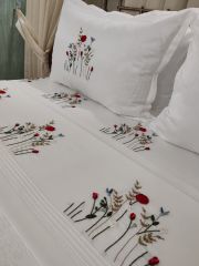 BREZİLYA NAKIŞLI NEVRESİM PİKE TAKIMI (ÜRÜNLERİMİZ GÖRSEL AMAÇLIDIR SİPARİŞ ALINIR)