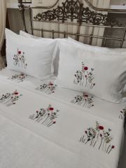 BREZİLYA NAKIŞLI NEVRESİM PİKE TAKIMI (ÜRÜNLERİMİZ GÖRSEL AMAÇLIDIR SİPARİŞ ALINIR)