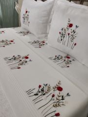 BREZİLYA NAKIŞLI NEVRESİM PİKE TAKIMI (ÜRÜNLERİMİZ GÖRSEL AMAÇLIDIR SİPARİŞ ALINIR)